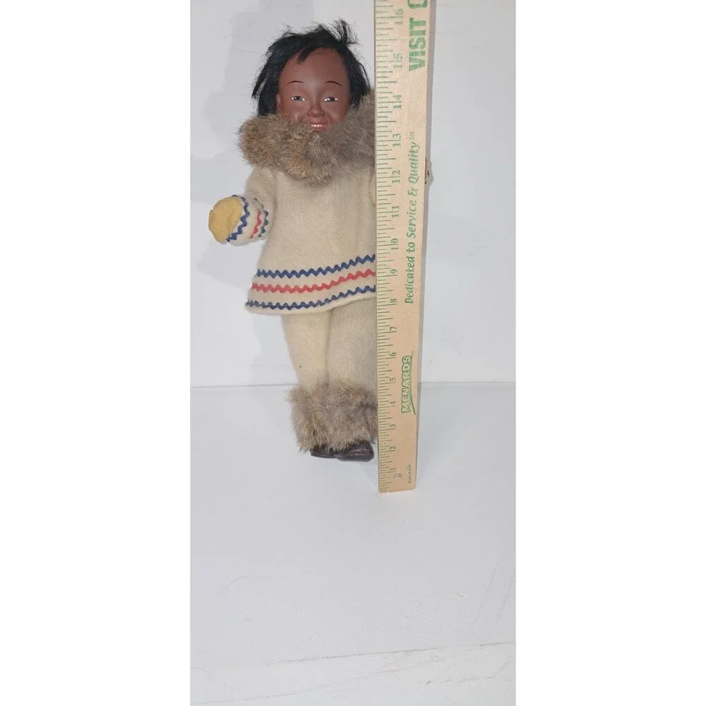 Vintage 1960 Koweeka Doll Eskimo 12